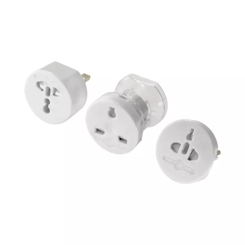 Adaptador de viagem universal Akyga AK-AD-61, mundial, 10 A, branco