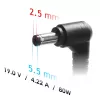 Fonte de alimentação Akyga AK-ND-72 para portáteis Toshiba e impressoras Zebra, 80 W, 19 V, 4,22 A, 5,5 x 2,5 mm