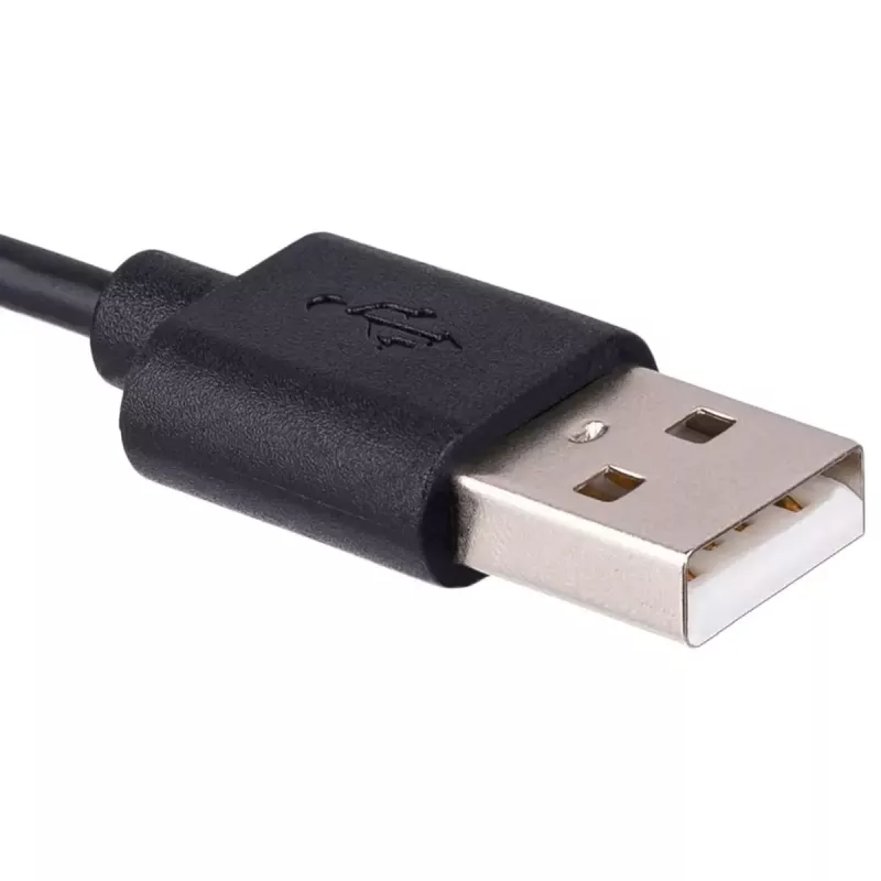Cabo de carregamento USB com clipe Akyga AK-SW-18 para Garmin Forerunner 230 / 235 / 630 / 645 / 735XT, 1 m, preto