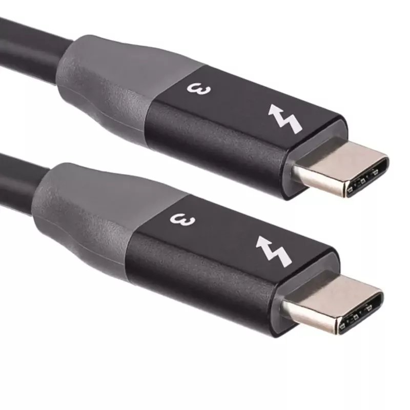 Cabo USB-C para USB-C Thunderbolt 3 Akyga AK-USB-34, 40 Gbit/s, 100 W, 1,5 m, preto