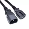Cabo de alimentação para servidor Akyga AK-UP-06 IEC C14 para C15, 1,8 m, preto