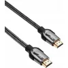 Cabo HDMI 2.1 Akyga AK-HD-30S, 48 Gbit/s, 8K 60 Hz / 4K 120 Hz, entrançado, 3 m, preto
