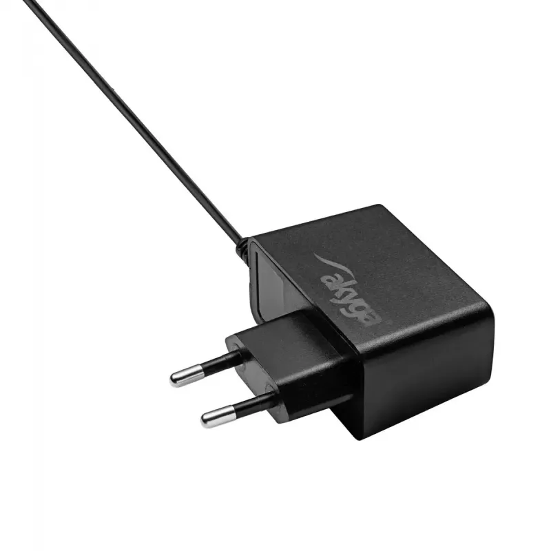 Fonte de alimentação para máquina de barbear Braun Akyga AK-PD-23, 12 V / 0,4 A, 4,8 W, 1,8 m