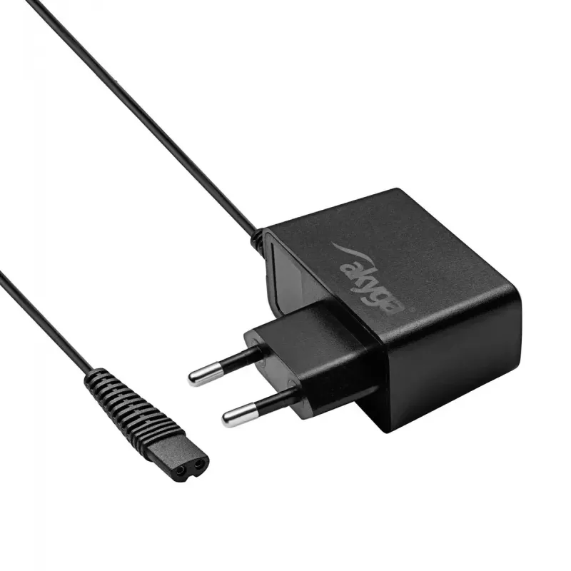 Fonte de alimentação para máquina de barbear Braun Akyga AK-PD-23, 12 V / 0,4 A, 4,8 W, 1,8 m