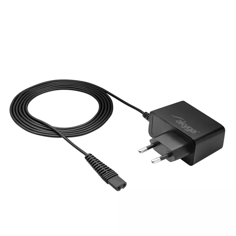 Fonte de alimentação para máquina de barbear Braun Akyga AK-PD-23, 12 V / 0,4 A, 4,8 W, 1,8 m