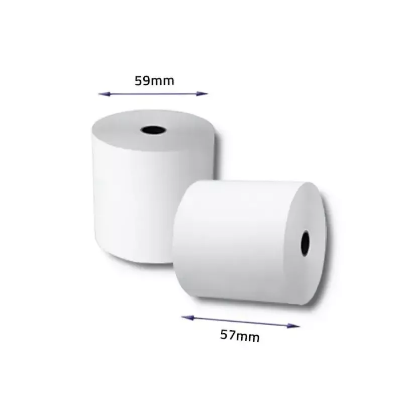 Rolo térmico QOLTEC 57 x 40 mm 55 g/m² sem BPA — QOLTEC 51897