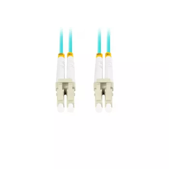 Cabo de fibra ótica LANBERG FO-LULU-MD31-0050-TQ, OM3, LC–LC, 5 m, aqua