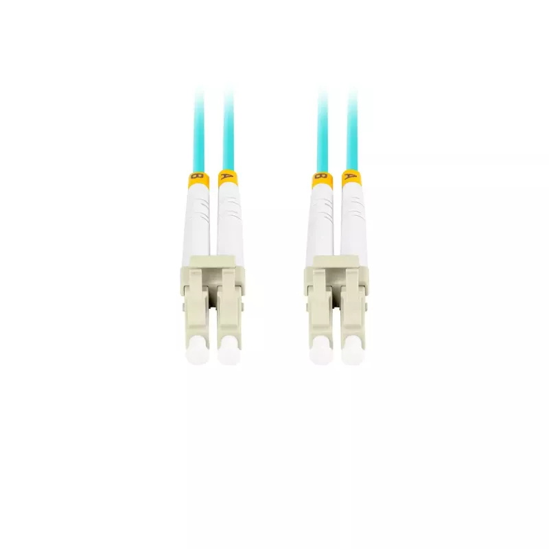 Cabo de fibra ótica LANBERG FO-LULU-MD31-0050-TQ, OM3, LC–LC, 5 m, aqua