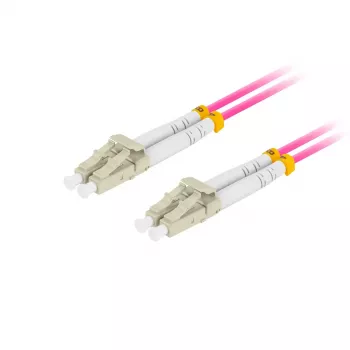 Cabo de fibra ótica LANBERG FO-LULU-MD41-0010-VT, 1 m, OM4, LC–LC, violeta