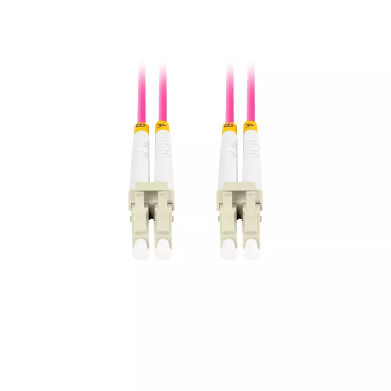 Cabo de fibra ótica LANBERG FO-LULU-MD41-0010-VT, 1 m, OM4, LC–LC, violeta