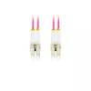 Cabo de fibra ótica LANBERG FO-LULU-MD41-0100-VT 10 m OM4 LC–LC