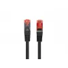 Cabo de rede Lanberg PCF6-10CU-0025-BK RJ-45 Cat6 0,25 m preto