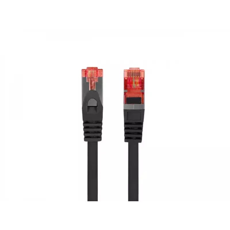 Cabo de rede Lanberg PCF6-10CU-0025-BK RJ-45 Cat6 0,25 m preto