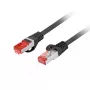 Cabo de rede Lanberg PCF6-10CU-0025-BK RJ-45 Cat6 0,25 m preto
