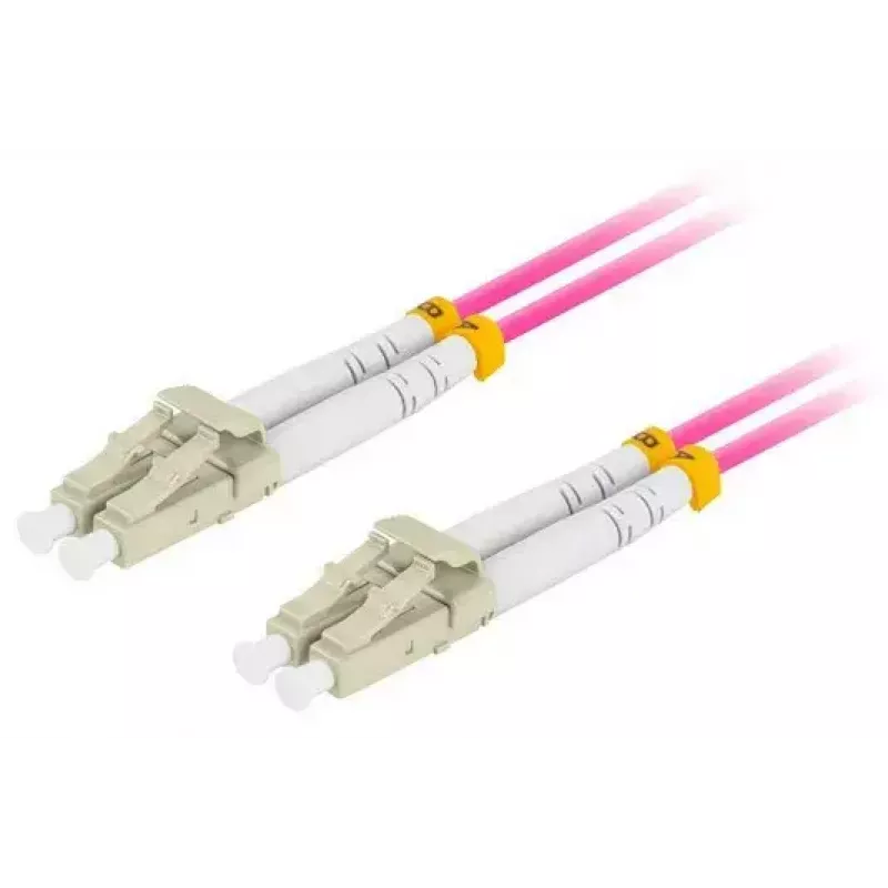 Cabo de fibra ótica LANBERG FO-LULU-MD41-0150-VT 15 m OM4 LC/UPC - LC/UPC duplex integral