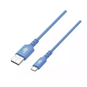Cabo USB-C TB AKTBXKUCMISI10N 1 m azul, cabo de dados e carregamento