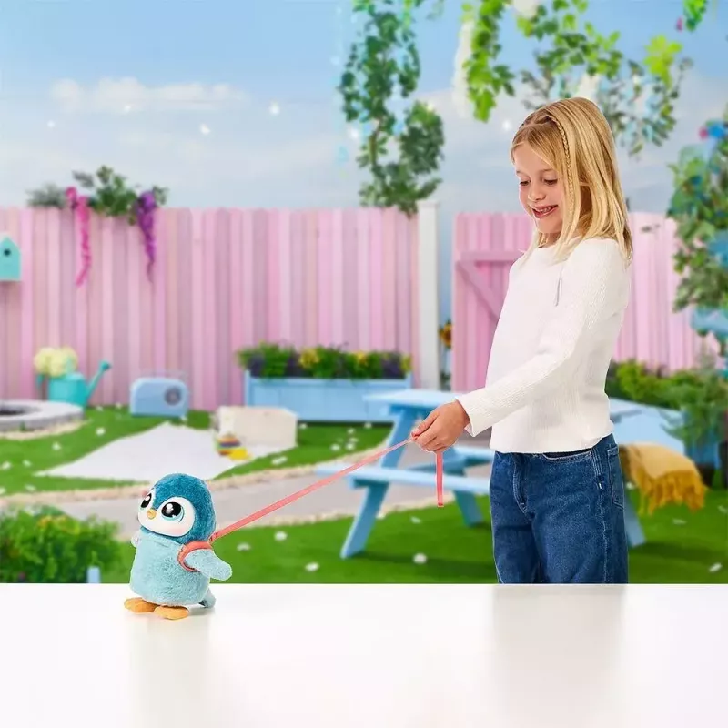Brinquedo interativo Cobi Little Live Pets Pinguim que Anda Kiwaczek MO-26535, animal de estimação que anda a pilhas