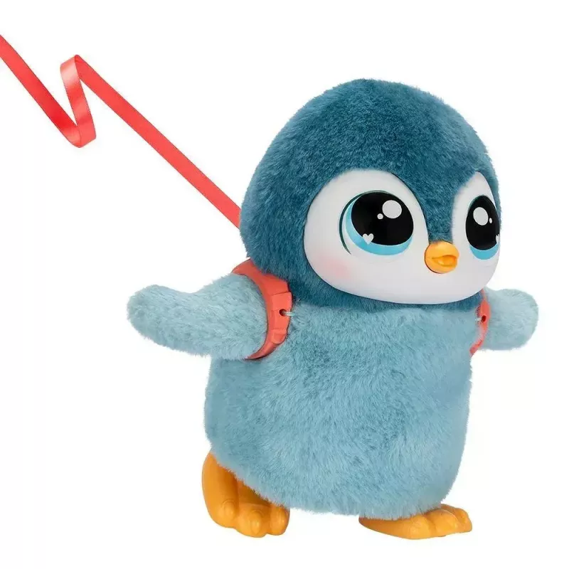 Brinquedo interativo Cobi Little Live Pets Pinguim que Anda Kiwaczek MO-26535, animal de estimação que anda a pilhas