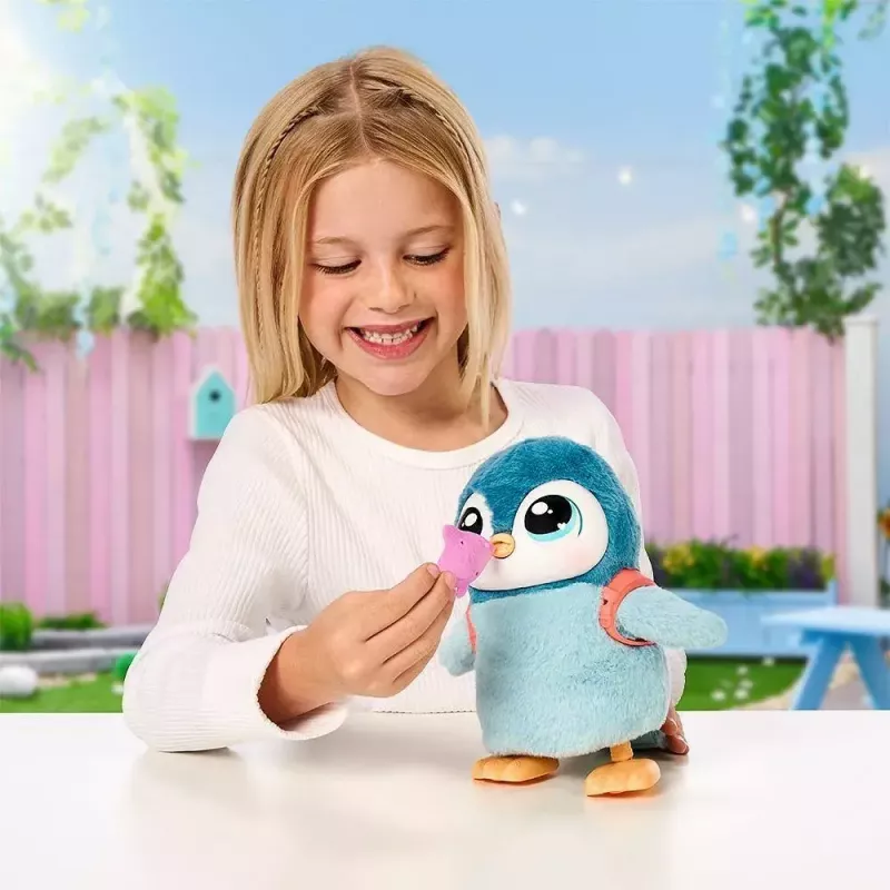 Brinquedo interativo Cobi Little Live Pets Pinguim que Anda Kiwaczek MO-26535, animal de estimação que anda a pilhas