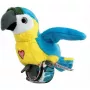 Peluche interativo Cobi Happy Yappers - Papagaio azul (fala, ativado por sensor)
