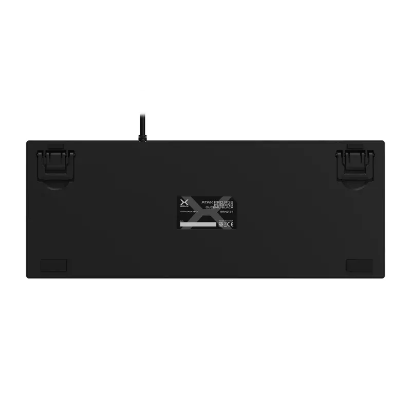 Teclado KRUX Atax PRO RGB Gaming USB QWERTY inglês preto Tenkeyless mecânico