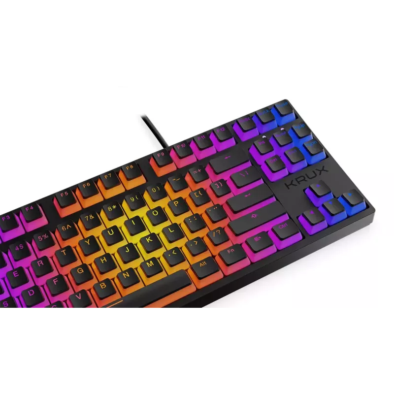 Teclado KRUX Atax PRO RGB Gaming USB QWERTY inglês preto Tenkeyless mecânico