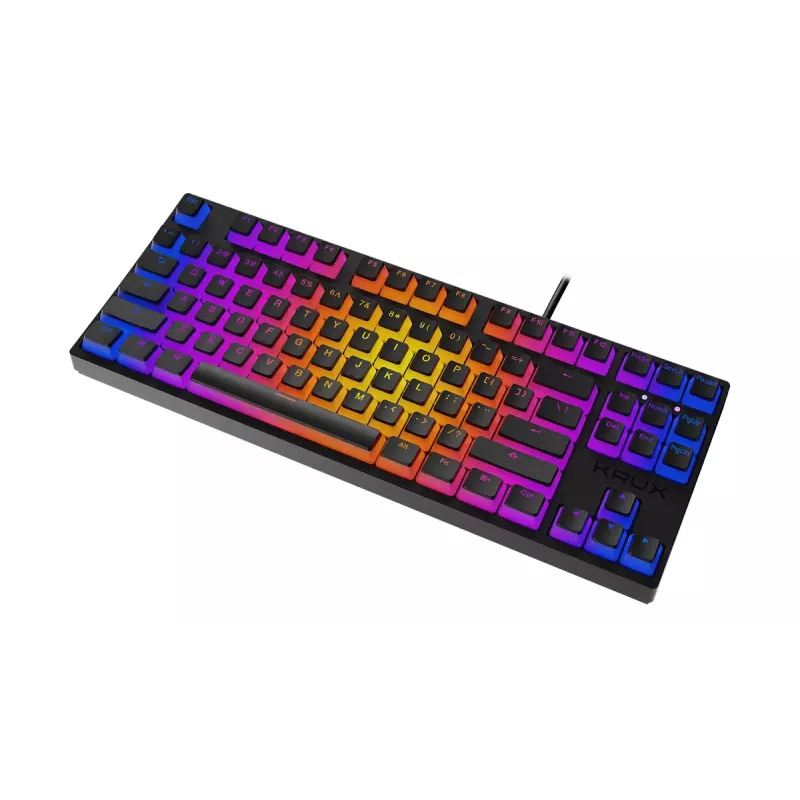 Teclado KRUX Atax PRO RGB Gaming USB QWERTY inglês preto Tenkeyless mecânico