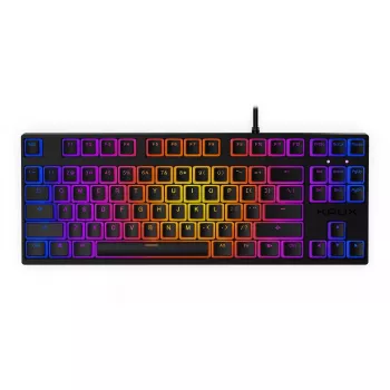 Teclado KRUX Atax PRO RGB Gaming USB QWERTY inglês preto Tenkeyless mecânico