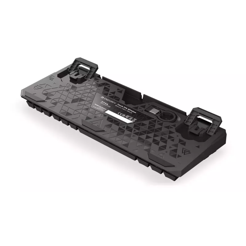 Teclado mecânico ENDORFY Thock 75% Wireless Red RGB LED preto
