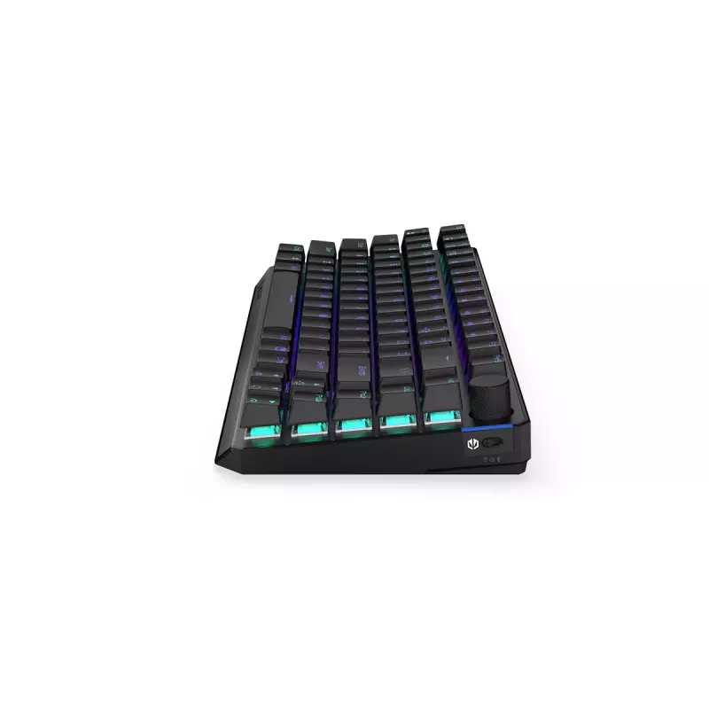 Teclado mecânico ENDORFY Thock 75% Wireless Red RGB LED preto