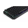 Teclado mecânico ENDORFY Thock 75% Wireless Red RGB LED preto