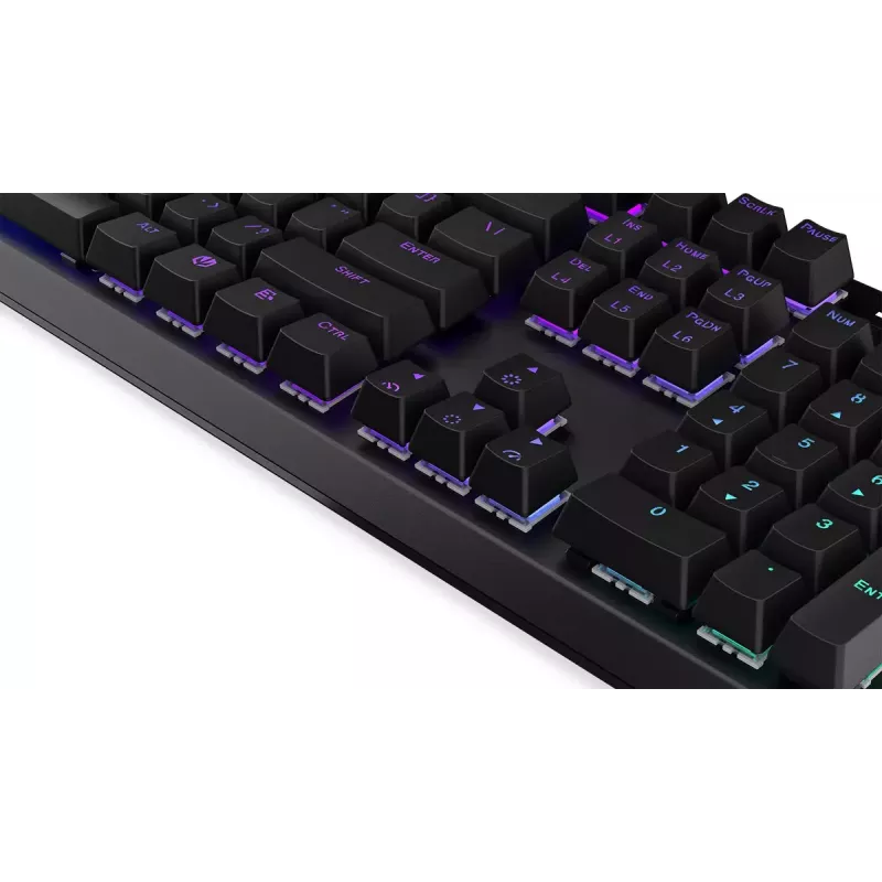 Teclado gaming ENDORFY Thock RF Wireless USB mecânico RGB preto