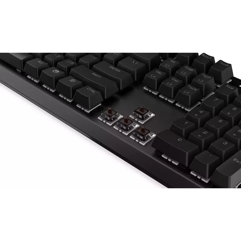 Teclado gaming ENDORFY Thock RF Wireless USB mecânico RGB preto