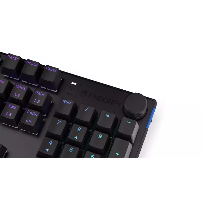 Teclado gaming ENDORFY Thock RF Wireless USB mecânico RGB preto