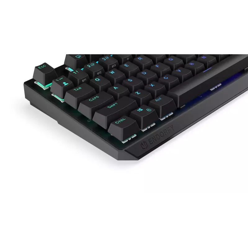 Teclado gaming ENDORFY Thock RF Wireless USB mecânico RGB preto