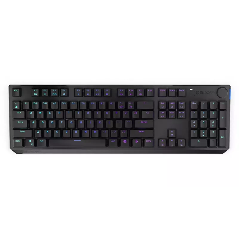Teclado gaming ENDORFY Thock RF Wireless USB mecânico RGB preto