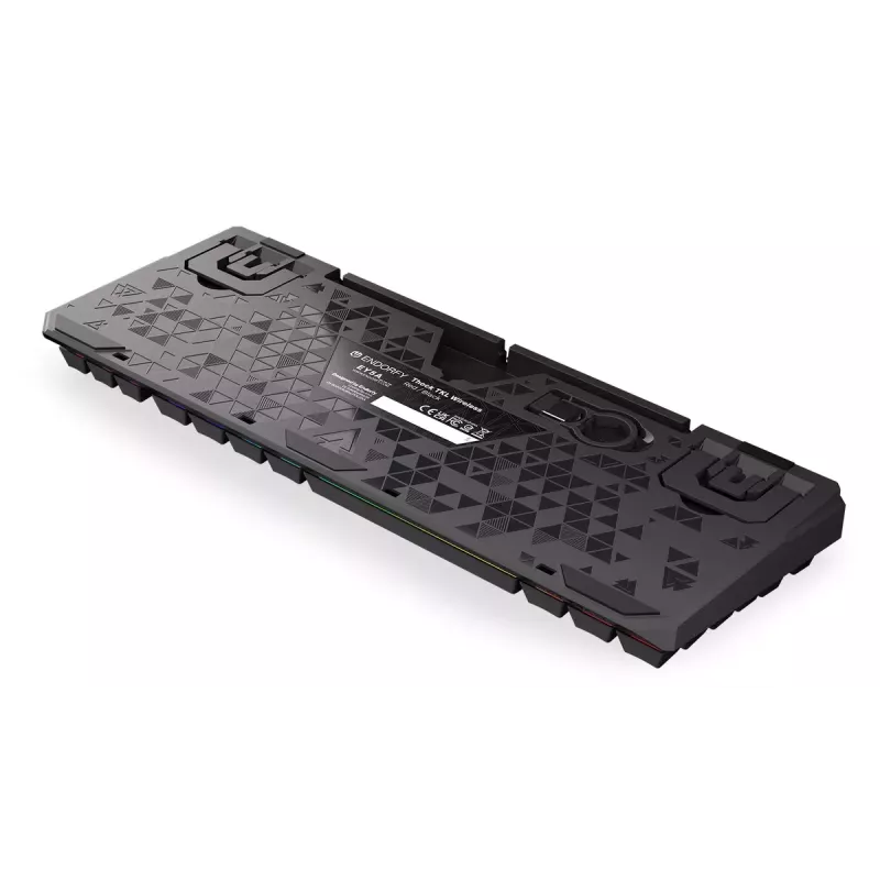 Teclado ENDORFY Thock TKL Wireless Red mecânico RGB LED 87 teclas
