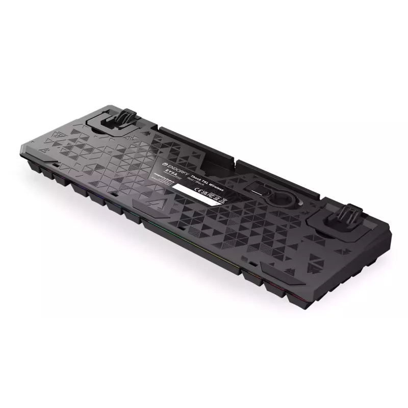 Teclado ENDORFY Thock TKL Wireless Red mecânico RGB LED 87 teclas