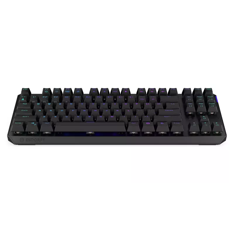 Teclado ENDORFY Thock TKL Wireless Red mecânico RGB LED 87 teclas