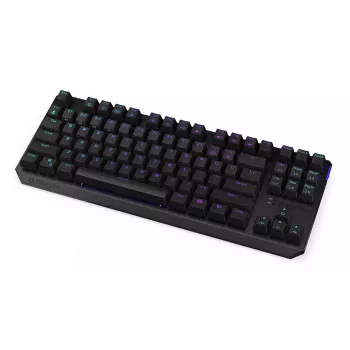Teclado ENDORFY Thock TKL Wireless preto mecânico RGB LED 87 teclas