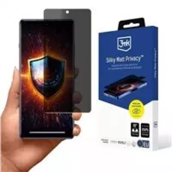 Película blindada 3MK Silky Matt Privacy para Samsung Galaxy A36 / A56