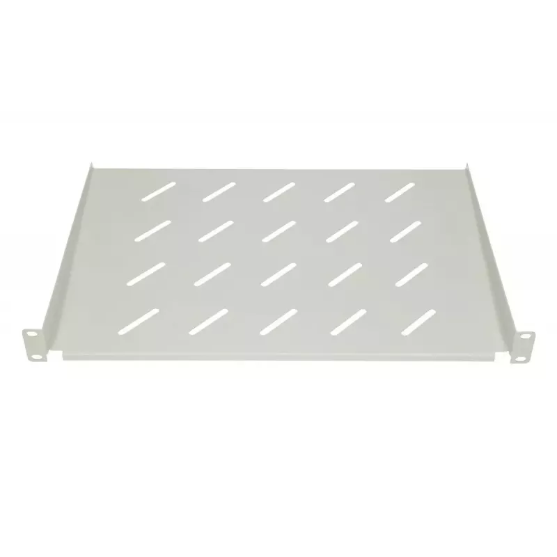 Prateleira para rack Extralink 19 polegadas para armários suspensos 1 U, metal, cinzento, 48,3 cm, 1,8 kg