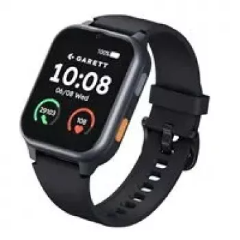 Smartwatch Garett Vita 4G preto – smartwatch para idosos, medidor de frequência cardíaca, GPS, podómetro, à prova de água