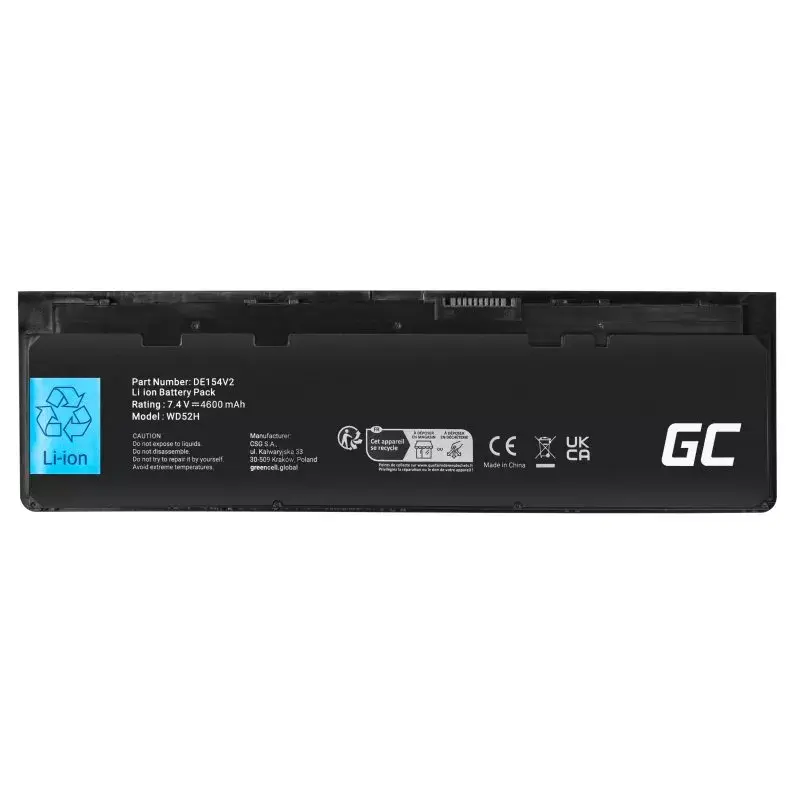 Bateria Green Cell DE154V2 para DELL Latitude E7240 E7250