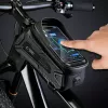 Suporte de bicicleta Tech-Protect V2 L preto para telemóveis — suporte de guiador para telemóvel, tamanho ajustável