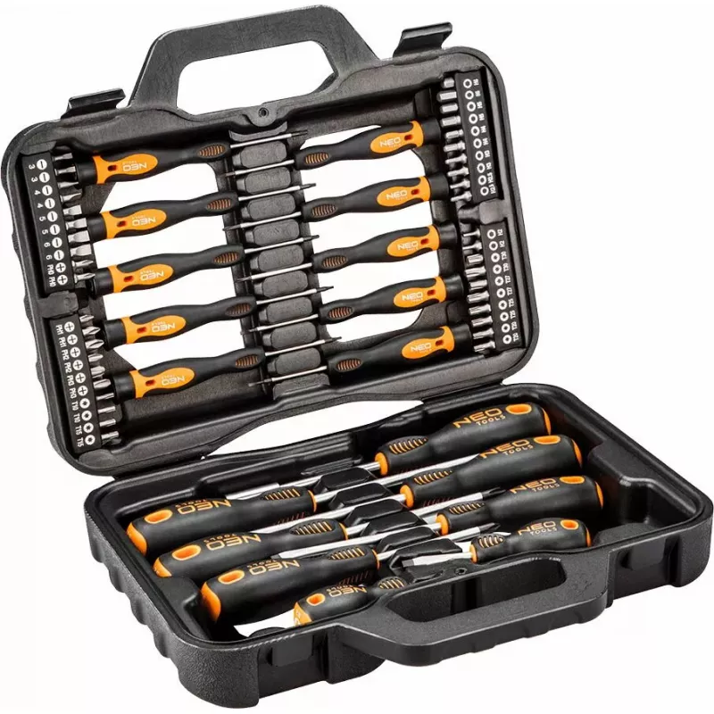 NEO Tools 04-211 conjunto de chaves de fendas e pontas, 58 un.