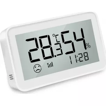Sensor de temperatura e qualidade do ar Nous E6 ZigBee 3.0, modelo E6