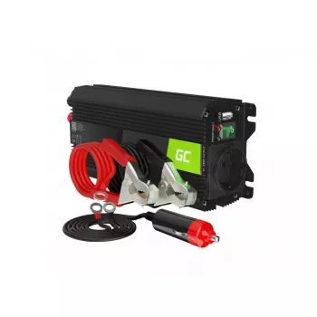 Inversor automóvel Green Cell PRO INVGC04, 24V DC para 230V AC, 500W/1000W
