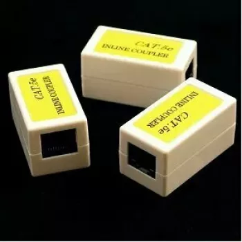 Acoplador de cabo NETRACK 106-51 — adaptador RJ45 inline (conector fêmea para conector fêmea)