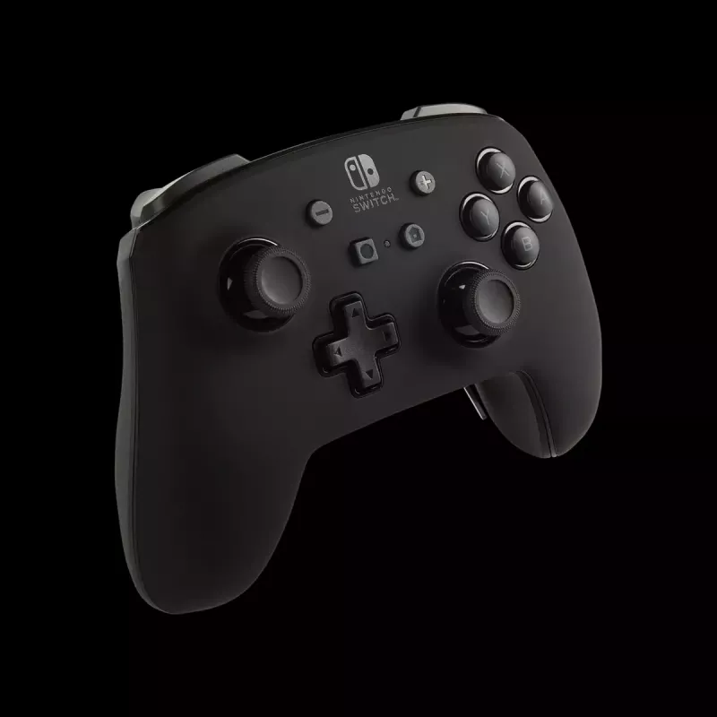 Comando PowerA FUSION Pro Wireless para Nintendo Switch — branco/preto, Bluetooth e USB-C, 900 mAh